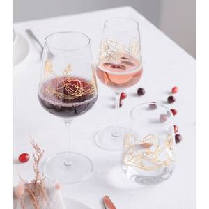 Verres à vin rouge Sagengold (lot de 2) Verre cristallin - Or rose