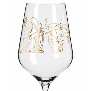 Verres à vin rouge Sagengold (lot de 2) Verre cristallin - Or rose