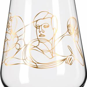 Trinkglas-Set Sagengold (2er-Set) Kristallglas - Roségold
