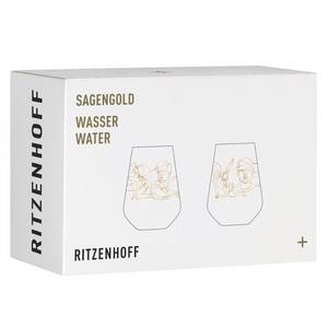 Set drinkglazen Sagengold (set van 2) kristalglas - roségoud