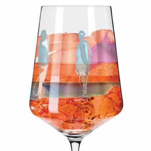 Verres à apéritif #9 Sommerrausch Verre cristallin - Orange / Vert