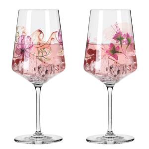 Bicchiere da aperitivo Sommersonett (2) Cristallo - Rosa / Verde