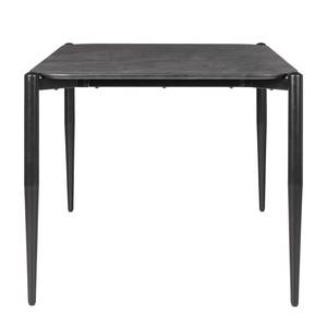 Table Teuven Imitation marbre anthracite