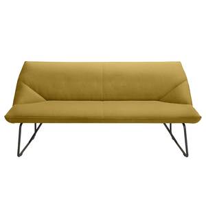 Divanetto Cushion II Tessuto / Metallo - Giallo curry - Larghezza: 184 cm