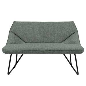 Divanetto Cushion III Ciniglia / Metallo - Verde menta - Larghezza: 184 cm