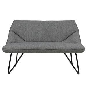 Banquette Cushion III Chenille / Métal - Gris - Largeur : 134 cm