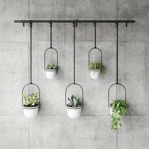 Porte-plantes Triflora (5 pots) Acier / Polyester - Blanc