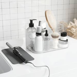 Organizer da bagno Glam Polipropilene / Silicone - Trasparente