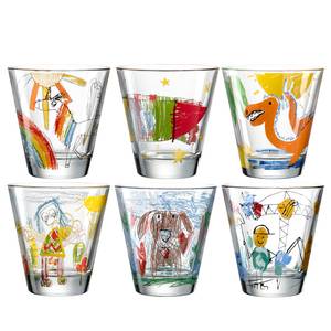 Verres Bambini VI (lot de 6) Verre cristallin - Multicolore