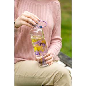 Bouteille In Giro II Verre cristallin - Lilas