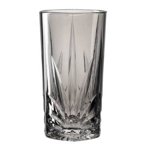 Drinkglas Capri (set van 4) kristalglas - Grijs - Capaciteit: 0.4 L