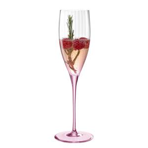 Bicchiere da champagne Poesia II (6) Cristallo - Rosa