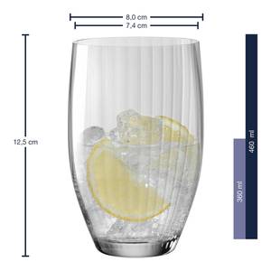 Drinkglas Poesia (set van 6) kristalglas - Grijs - Capaciteit: 0.36 L