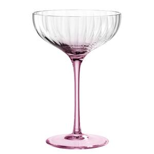Bicchiere da champagne Poesia I (6) Cristallo - Rosa