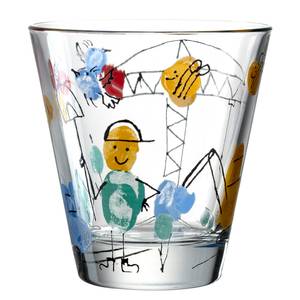 Verres Bambini Chantier (lot de 6) Verre cristallin - Multicolore