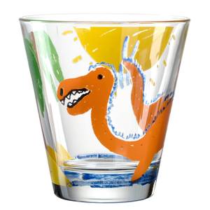 Verres Bambini Dinosaures (lot de 6) Verre cristallin - Multicolore