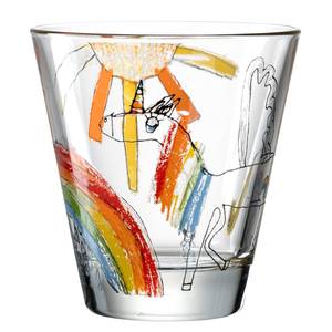 Trinkglas Bambini Regenbogen (6er-Set) Kristallglas - Mehrfarbig