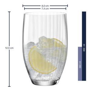 Bicchiere Poesia (6) Cristallo - Capacità: 0.36 L