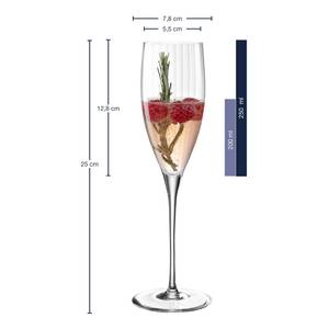 Flûtes à champagne Poesia (lot de 6) Verre cristallin - Translucide
