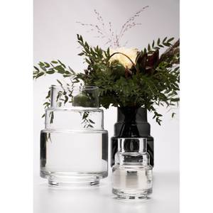 Vase Glimmer I Glas - Transparent - Höhe: 12 cm