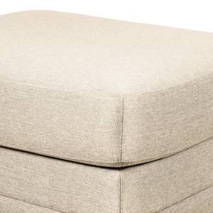 Gestoffeerde hocker Penpont Platweefsel Kaja: Beige