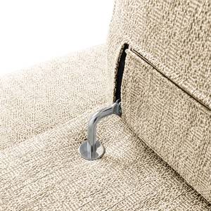 Ecksofa Penpont Flachgewebe Kaja: Beige - Longchair davorstehend rechts