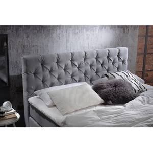 Boxspringbett Milano Lichtgrau - 180 x 200cm - H3