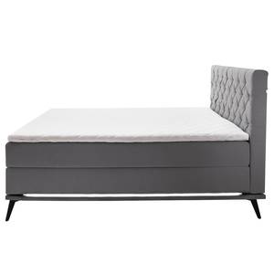 Boxspringbett Milano Lichtgrau - 180 x 200cm - H3