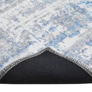 Kurzflorteppich Punto Polyester - Creme / Blau - 120 x 170 cm