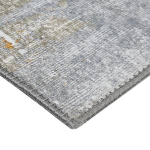 Kurzflorteppich Punto Polyester - Creme / Gelb - 120 x 170 cm