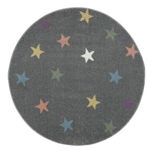 Kinderteppich Fame II Polypropylen - Silbergrau - Durchmesser: 160 cm