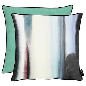 Housse de coussin Flynn II Polyester - Turquoise