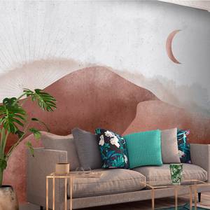 Vlies-fotobehang Desert in the Moonlight premium vlies - bruin - 300 x 210 cm