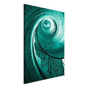 Afbeelding Architectural Spiral canvas - groen