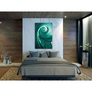 Afbeelding Architectural Spiral canvas - groen
