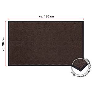 Fußmatte Easy Polypropylen - Braun - 90 x 150 cm