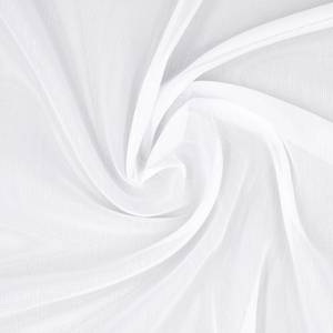 Store prêt à poser Herta Polyester - Blanc - 300 x 150 cm