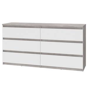 Dressoir Optima II Wit/Concrete look