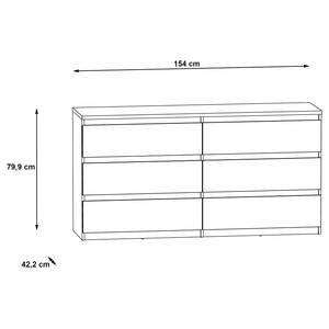 Enfilade Optima II Blanc mat