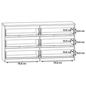 Dressoir Optima II Mat wit