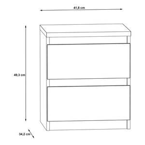 Commode Optima I Blanc mat