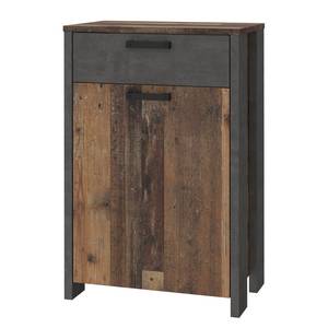 Kast Ravenswood II oudhouten look/antracietkleurig