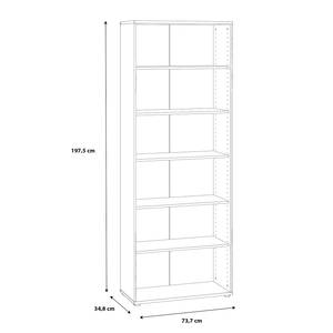 Scaffale da ufficio Wisla Bianco - 74 x 198 cm