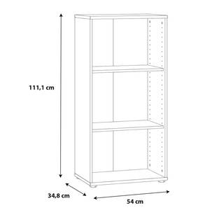 Étagères de bureau Wisla Blanc - 54 x 111 cm