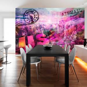 Vlies Fototapete USA Premium Vlies - Pink - 300 x 210 cm