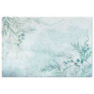 Quadro Gentle Breeze of Leaves Tela - Verde - 90 x 60 cm