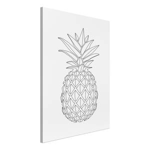 Tableau déco Fruity Sketch Toile - Noir / Blanc