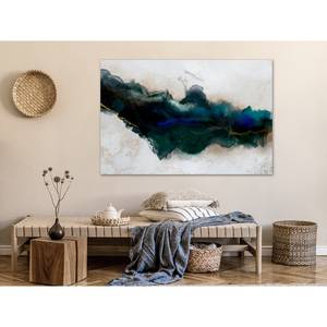 Wandbild Rift of Blue Leinwand - Grau - 120 x 80 cm