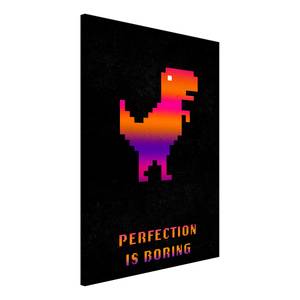 Afbeelding Perfection Is Boring canvas - meerdere kleuren