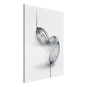 Wandbild Cocoa Beans Leinwand - Schwarz / Weiß